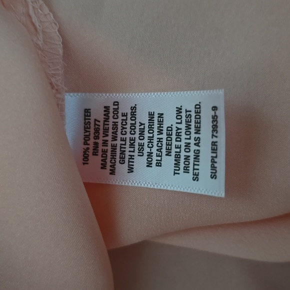 WORTHINGTON BRAND WOMEN'S PEACH SLEEVELESS SUMMER TOP SIZE XS - Picture 15 of 15